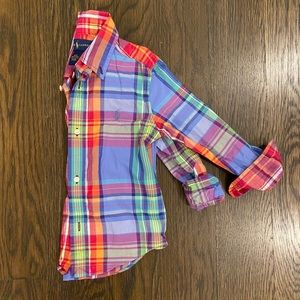 Boys Ralph Lauren multicolor dress shirt
